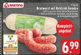 Bratwurst mit Kohlrabi Gemüse grobe im Angebot bei EDEKA in Mülheim Bratwurst mit Kohlrabi Gemüse grobe Angebote von Rasting bei EDEKA Mülheim für 6,99 €