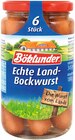 Echte Land-Bockwurst bei REWE im Prospekt "" für 1,79 €
