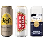 SUR TOUTES LES CANETTES 50CL - LEFFE, STELLA ARTOIS, CORONA, BUD, TRIPEL KARMELIET, KWAK ET HOEGAARDEN en promo chez Carrefour SUR TOUTES LES CANETTES 50CL - LEFFE, STELLA ARTOIS, CORONA, BUD, TRIPEL KARMELIET, KWAK ET HOEGAARDEN dans le catalogue Carrefour