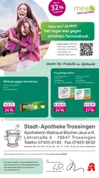mea - meine apotheke Prospekt für Trossingen mit 4 Seiten mea - meine apotheke Prospekt für Trossingen: "Unsere September-Angebote", 4 Seiten, 01.09.2026 - 30.09.2026
