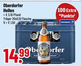 Oberdorfer Helles im Trinkgut Prospekt zum Preis von 14,99 €