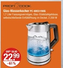 Glas-Wasserkocher von PROFI COOK im aktuellen V-Markt Prospekt für 22,99 €