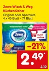 Wisch & Weg Küchentücher bei Netto Marken-Discount im Neuenburg Prospekt für 2,49 €