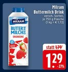 Buttermilch Drink Erdbeere im Angebot bei EDEKA in Hückelhoven Buttermilch Drink Erdbeere Angebote von Milram bei EDEKA Hückelhoven für 1,29 €