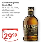 Aktuelles Highland Single Malt Angebot bei GLOBUS in Rostock ab 29,99 €
