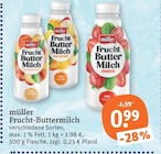 Frucht-Buttermilch Erdbeere Angebote von müller bei tegut Mühlhausen für 0,99 €