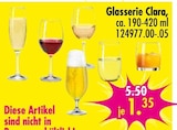 SB Möbel Boss Lahstedt - Glasserie Clara Angebot im Prospekt Glasserie Clara bei SB Möbel Boss im Lahstedt Prospekt für 1,35 €