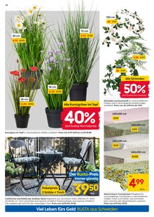 Blumen im Rusta Prospekt "Willkommen zu Hause in Schweden!" mit 24 Seiten (Jena)