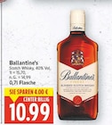 Aktuelles Ballantine's Scotch Whisky, 40% Vol. Angebot bei E center in Berlin ab 10,99 €