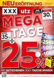 XXXLutz Prospekt für Ostbevern mit 4 Seiten XXXLutz Prospekt für Ostbevern: "MEGA-TAGE", 4 Seiten, 24.10.2026 - 01.11.2026