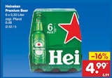 Premium Beer Angebote von Heineken bei Netto Marken-Discount Mindelheim für 4,99 €