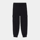 Pantalon de jogging cargo noir garçon en promo chez La Halle Pantalon de jogging cargo noir garçon dans le catalogue La Halle