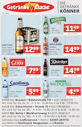 Getränke Oase Prospekt für Dortmund: "Aktuelle Angebote", 1 Seite, 13.04.2026 - 18.04.2026