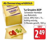Le Gruyère AOP bei E center im Gerlingen Prospekt für 2,49 €