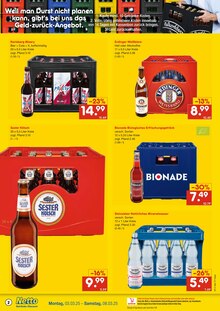 Bier im Netto Marken-Discount Prospekt "DER ORT, AN DEM DU IMMER AUSGEZEICHNETE PREISE FINDEST." mit 6 Seiten (Erftstadt)