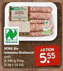 Schweine-Bratwurst im Angebot bei nahkauf in Oranienburg Schweine-Bratwurst Angebote von REWE Bio bei nahkauf Oranienburg für 5,55 €