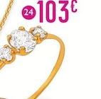 Promo bague oxydes de zirconium, à 103,00 € dans le catalogue E.Leclerc à Templeuve