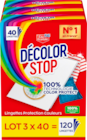 LINGETTES DÉCOLOR STOP - DECOLOR STOP en promo chez Auchan Hypermarché LINGETTES DÉCOLOR STOP - DECOLOR STOP dans le catalogue Auchan Hypermarché