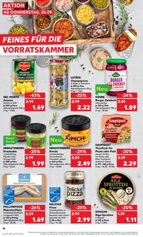Thunfisch im Kaufland Prospekt "Hier bin ich richtig" mit 60 Seiten (Halle (Saale))