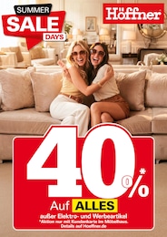 Höffner Prospekt für Bornheim: "SUMMER SALE DAYS", 1 Seite, 01.07.2026 - 07.07.2026