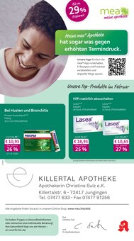 mea - meine apotheke Prospekt der KW 6 "Unsere Februar-Angebote" Aktueller mea - meine apotheke Prospekt "Unsere Februar-Angebote" Seite 1 von 4 Seiten