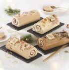 Bûche crème au beurre 6 parts en promo chez Super U Quimper à 8,90 €