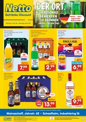 Aktueller Netto Marken-Discount Prospekt mit Bier, "DER ORT, AN DEM DU IMMER AUSGEZEICHNETE PREISE FINDEST.", Seite 1