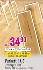 Parkett 14.0 Vintage Eiche im Angebot bei Hornbach in Hamburg Parkett 14.0 Vintage Eiche Angebote bei Hornbach Hamburg für 46,44 €