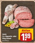 Frz. Baguette-Salami Angebote von Aoste bei REWE Bad Homburg für 1,99 €