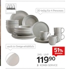 Kombi-Service „Stilo Salino“ im Angebot bei XXXLutz Möbelhäuser in Mettmann Kombi-Service „Stilo Salino“ Angebote von ASA bei XXXLutz Möbelhäuser Mettmann für 119,90 €