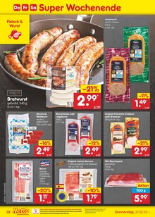 Bratwurst im Netto Marken-Discount Prospekt "Aktuelle Angebote" mit 65 Seiten (Hildesheim)