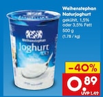 Aktuelles Naturjoghurt Angebot bei Netto Marken-Discount in Krefeld ab 0,89 €
