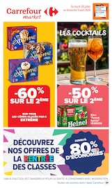 Prospectus Supermarchés Carrefour Market en cours à Courrières et alentours, "Carrefour market", 65 pages, 28/07/2026 - 09/08/2026 Catalogue Supermarchés Carrefour Market en cours à Courrières et alentours, "Carrefour market", 65 pages, 28/07/2026 - 09/08/2026