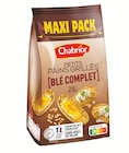 Petits pains grillés au blé complet - CHABRIOR en promo chez Intermarché Petits pains grillés au blé complet - CHABRIOR dans le catalogue Intermarché