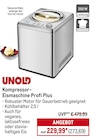 Kompressor-Eismaschine Profi Plus Angebote von Unold bei METRO Dresden für 273,69 €
