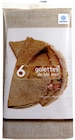 6 galettes de blé noir dans le catalogue Picard