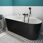 Baignoire semi-ilot noire "belline" - Brico Dépôt à Béziers Baignoire semi-ilot noire "belline" en promo chez Brico Dépôt Béziers à 849,00 €