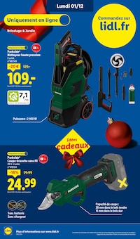 Promotion Aspirateur Souffleur dans le prospectus Lidl, valable du 27/11/2025 au 03/12/2025 Promo Aspirateur Souffleur dans le catalogue Lidl du moment à la page 88