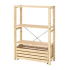 Regalelement mit Aufbewahrungsbox Kiefer von IVAR im aktuellen IKEA Prospekt für 86,98 €