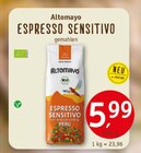 ESPRESSO SENSITIVO Angebote von Altomayo bei Erdkorn Biomarkt Pinneberg für 5,99 €