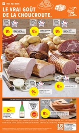 Prix et réduction Saucisse dans le prospectus Intermarché Hyper en cours Offre Saucisse dans le catalogue Intermarché Hyper du moment à la page 18