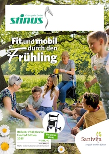 Aktueller Stinus Orthopädie GmbH Prospekt "Fit und mobil durch den Frühling" Seite 1 von 6 Seiten für Achern