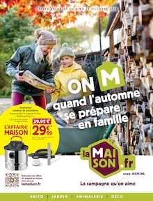 Catalogue de la semaine "ON M quand l'automne se prépare en famille" avec 1 pages, valide du 06/10/2026 au 24/10/2026 pour Sartilly et alentours Prospectus de la semaine "ON M quand l'automne se prépare en famille" avec 1 pages, valide du 06/10/2026 au 24/10/2026 pour Sartilly et alentours