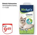 Katzenstreu im Angebot bei GLOBUS in Völklingen Katzenstreu Angebote von Biokat's bei GLOBUS Völklingen für 9,49 €