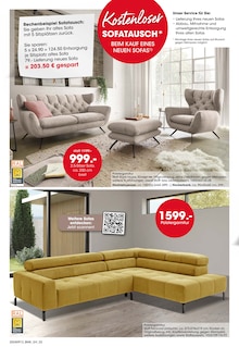 Sofa im Möbel Martin Prospekt "SESSEL & SOFAS" mit 16 Seiten (Wiesbaden)