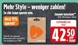 Gutschein von Zalando im aktuellen EDEKA Prospekt für 42,50 €