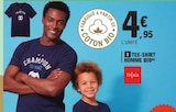 Promo Tee-shirt homme bio à 4,95 € dans le catalogue E.Leclerc à Saint-Doulchard