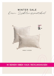 Aktueller Kibek Prospekt mit Kissen, "WINTER SALE", Seite 9