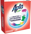 Lingettes anti-transfert de couleurs x40 - APTA - Intermarché Hyper Lingettes anti-transfert de couleurs x40 - APTA à 1,65 € dans le catalogue Intermarché Hyper