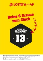 Westlotto Prospekt "Deine 6 Kreuze zum Glück", 1 Seiten, für Reichshof, 09.12.2019 - 11.12.2019 Westlotto Prospekt "Deine 6 Kreuze zum Glück", 1 Seiten, für Reichshof, 09.12.2019 - 11.12.2019